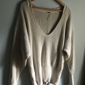 Free People Scoop-Neck Sweater